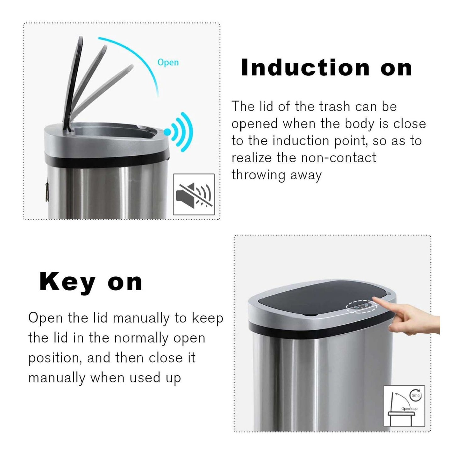13 Gallon Kitchen Trash Can