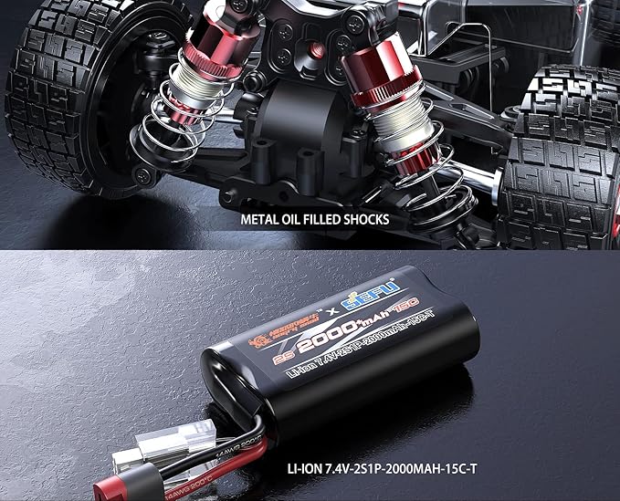 1/14 RC Car Brushless 2.4G Remote Control 4WD Off-Road Vehicle High Speed RC Cars, Toys for Adults, Licensed Rally Car