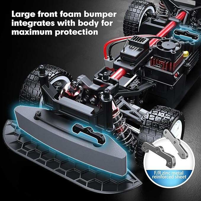 1/14 RC Car Brushless 2.4G Remote Control 4WD Off-Road Vehicle High Speed RC Cars, Toys for Adults, Licensed Rally Car